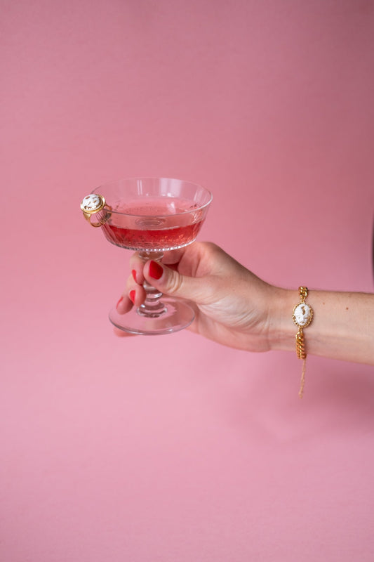 Androgyne - Le Bracelet - Blanc & Or