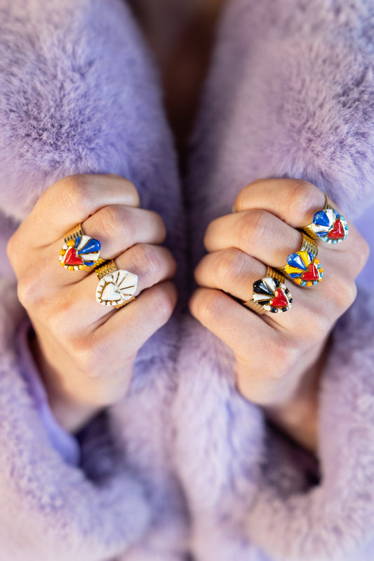 Ex-voto - La Bague - Blanc & Or