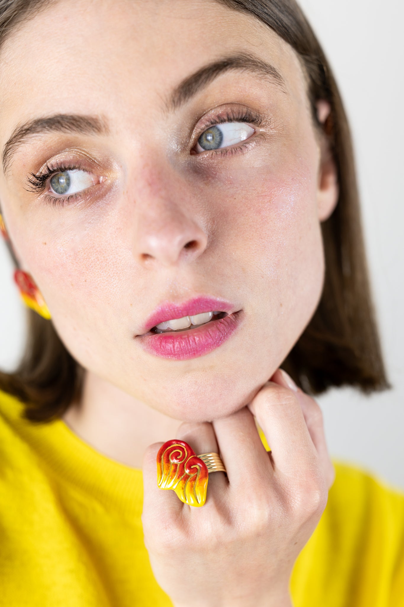 Bague « les 2 Volutes » - Flammes