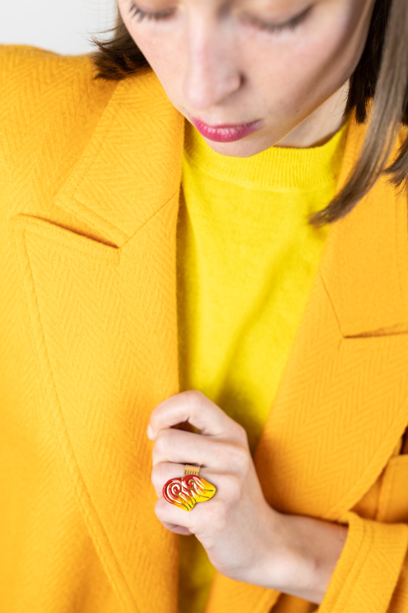 Bague « les 2 Volutes » - Flammes