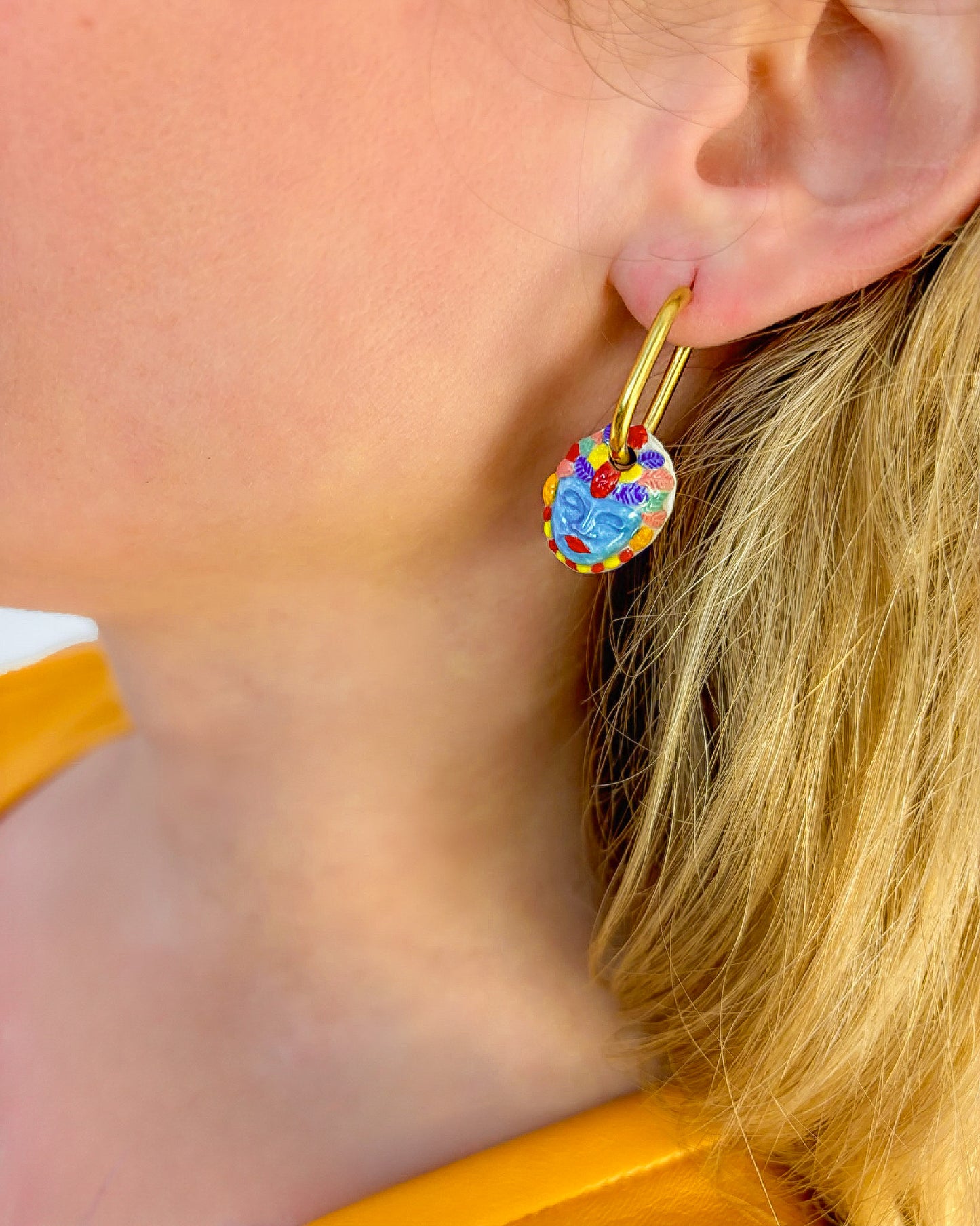 Androgyne - The Pair of Earrings - Colorful
