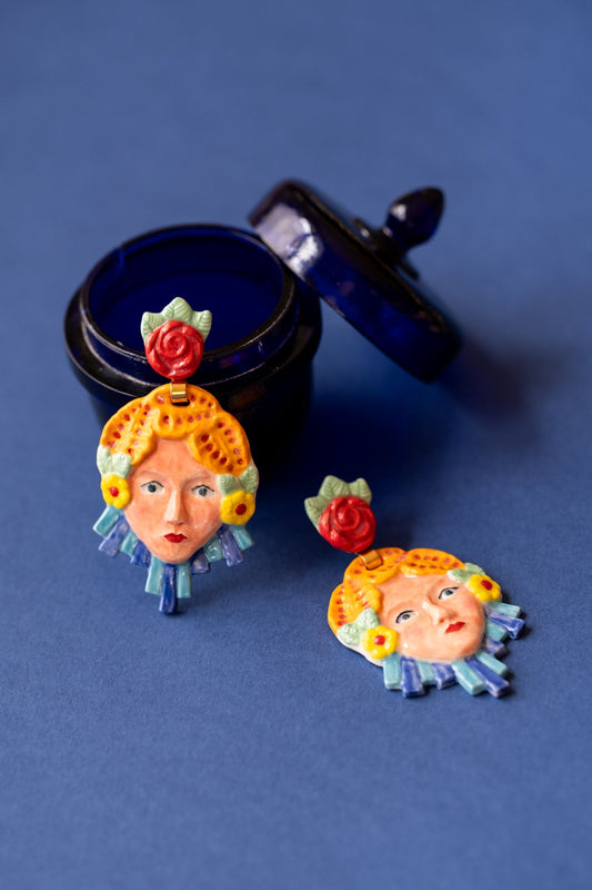 Mascaronne - La Paire de Boucles - Colorée