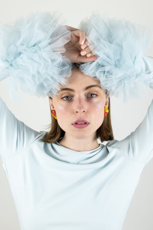 Boucles d’oreilles "Les 2 volutes" - la paire, Flammes