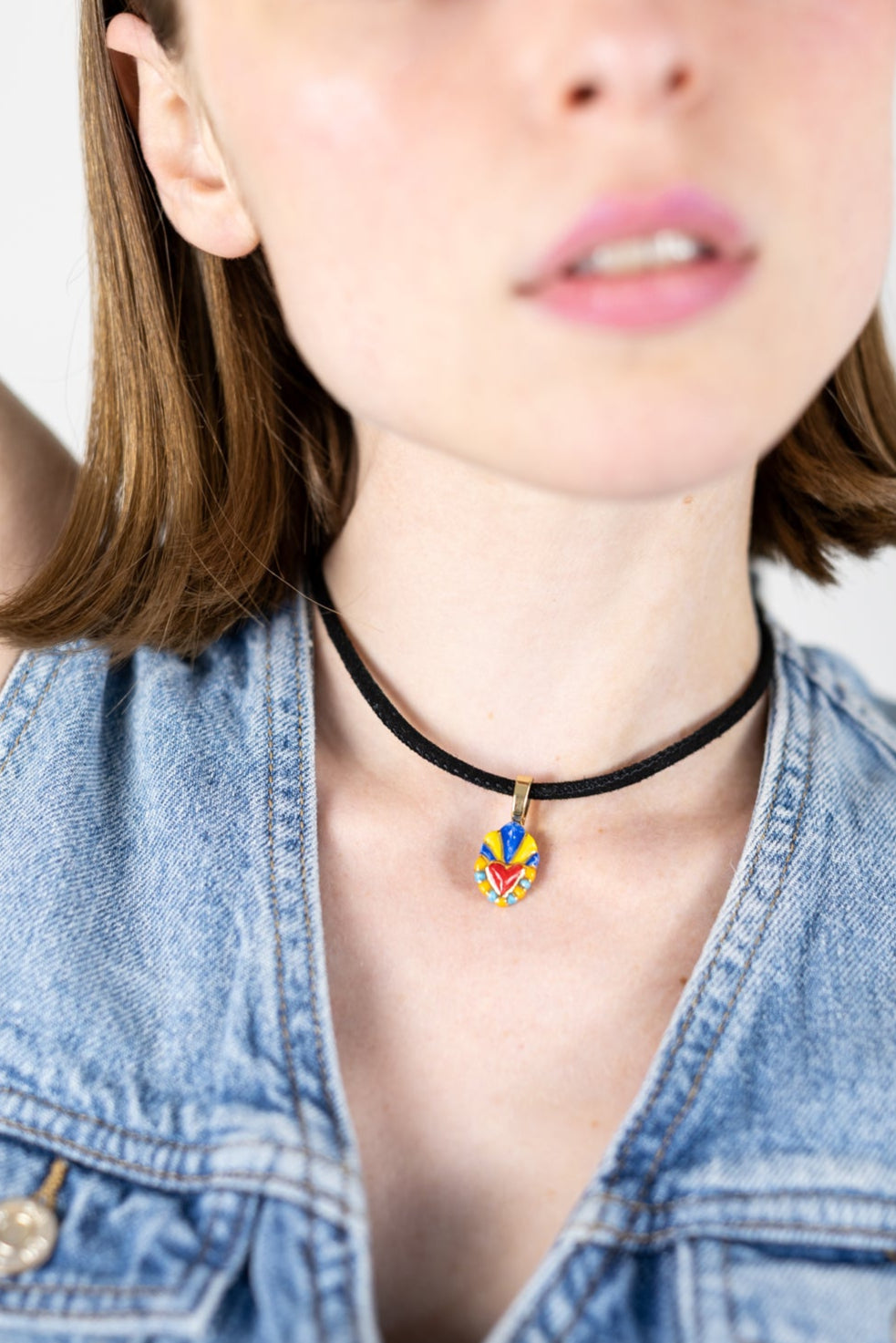 Ex-voto - Collier Daim- Acapulco