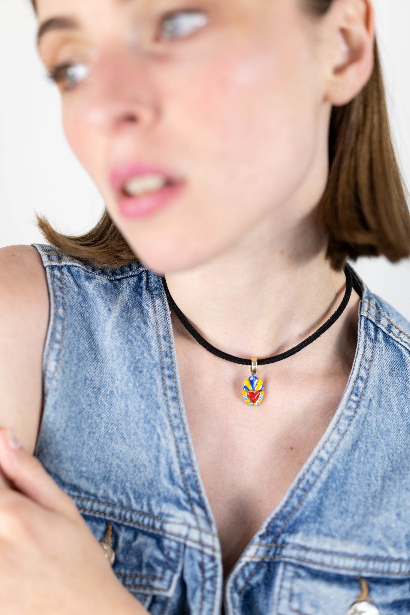 Ex-voto - Collier Daim- Acapulco