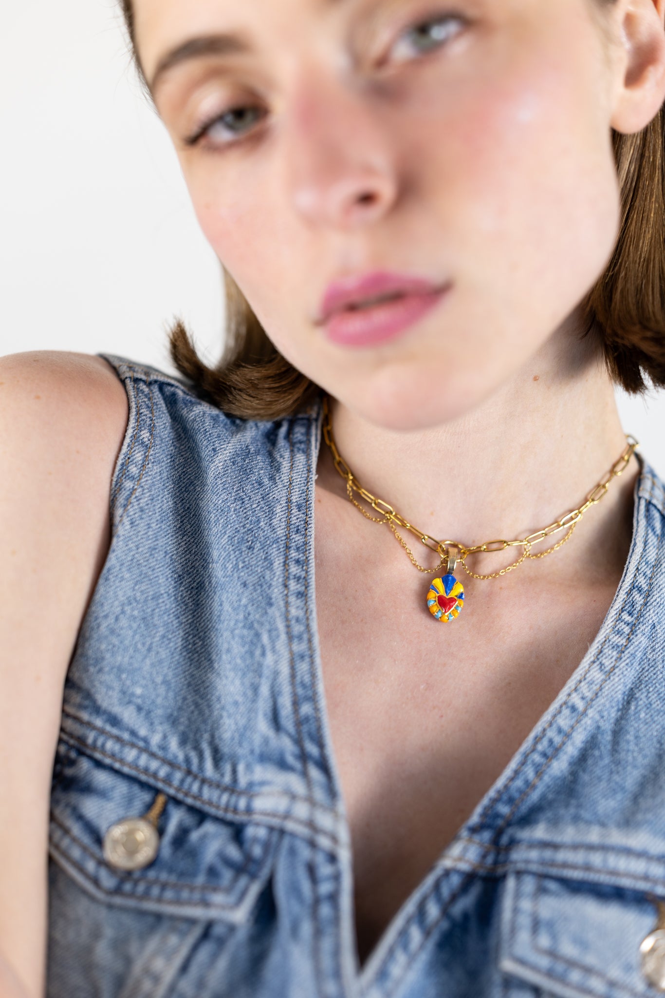 Ex-voto - Collier Chaîne- Acapulco
