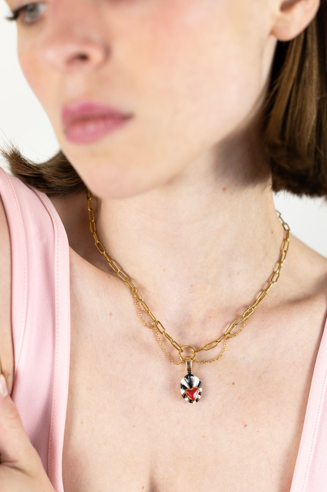 Ex-voto - Collier Chaîne- Memphis