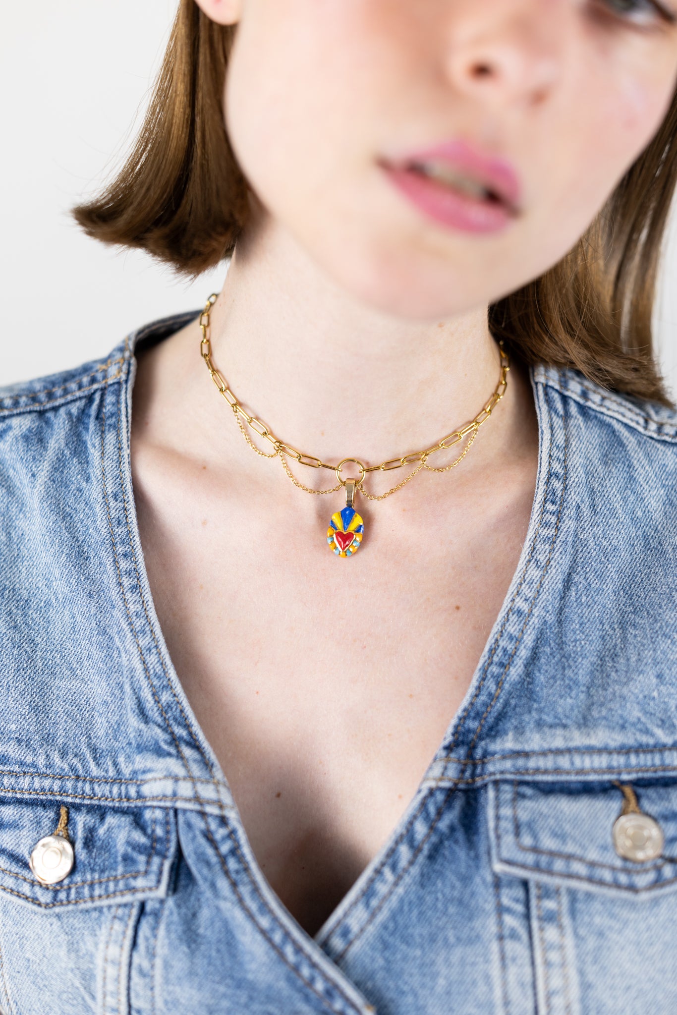 Ex-voto - Collier Chaîne- Acapulco