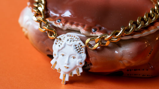 Mascaronne - Le Collier - Blanc & Or