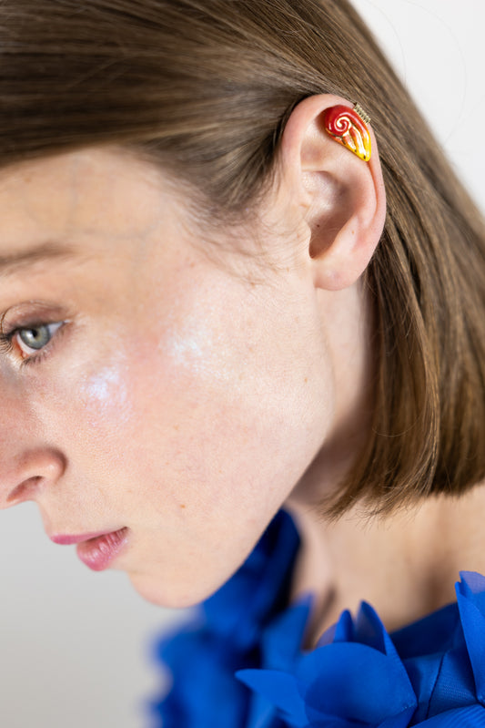 Earcuff volute - Flammes