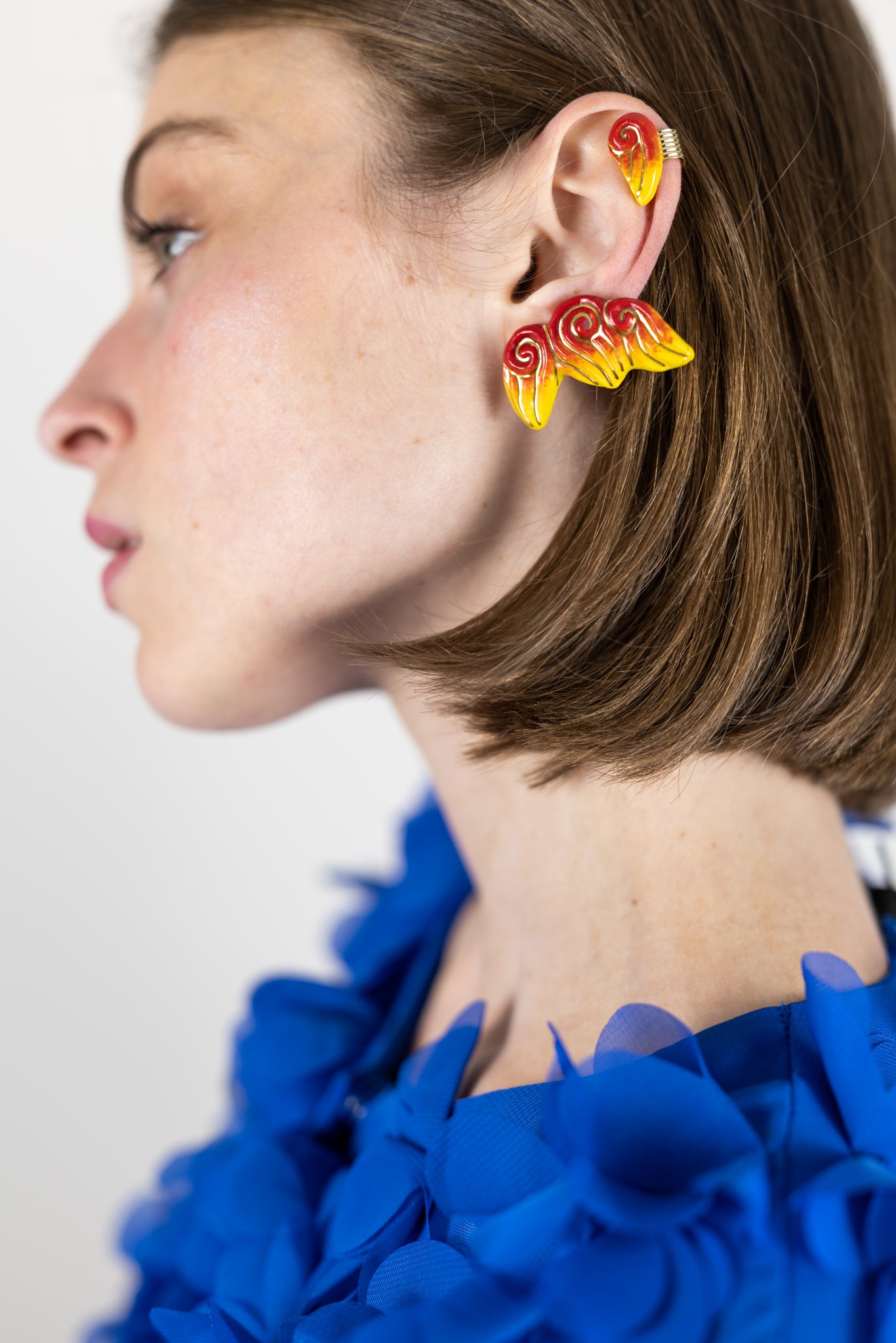 Earcuff volute - Flammes