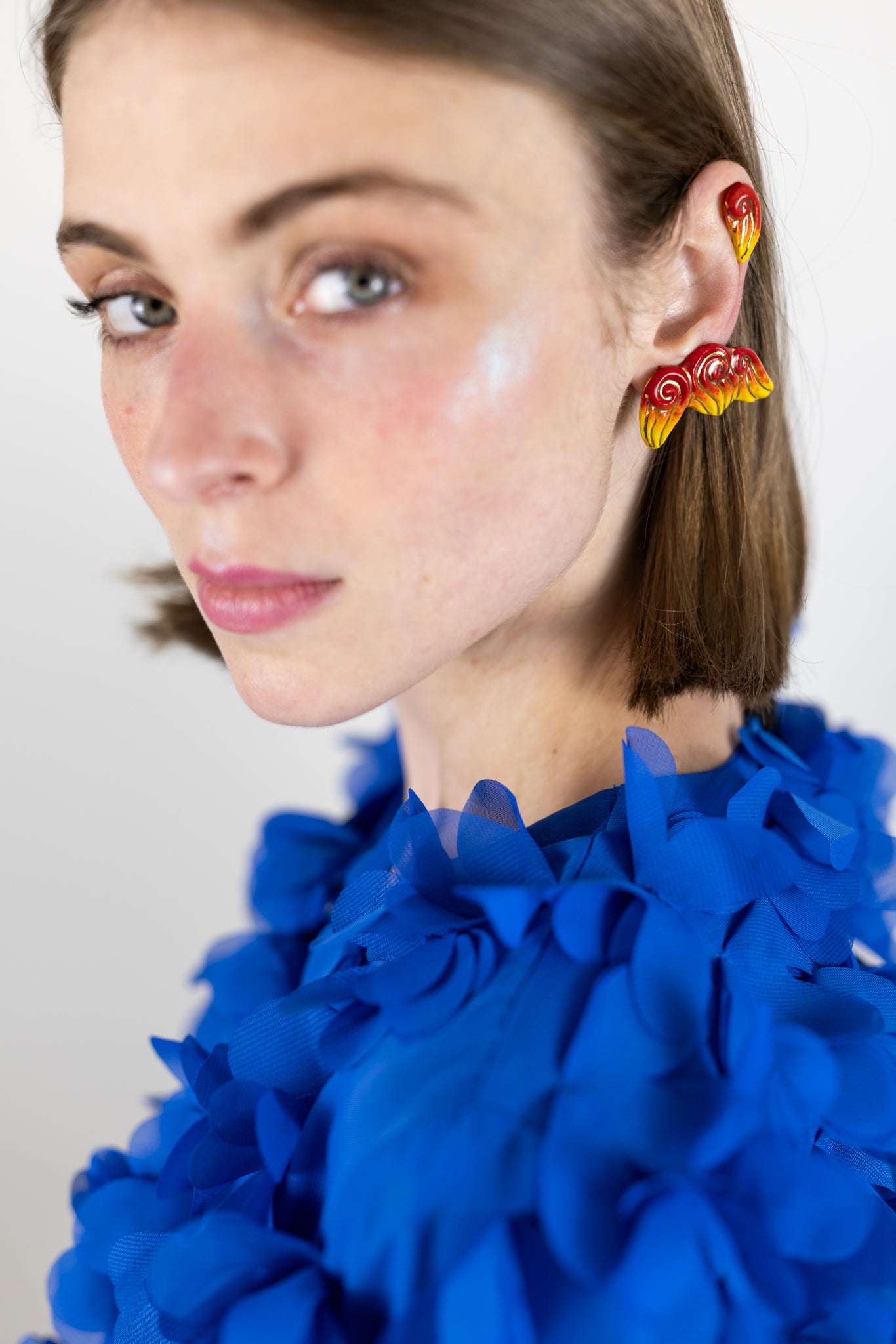 Earcuff volute - Flammes