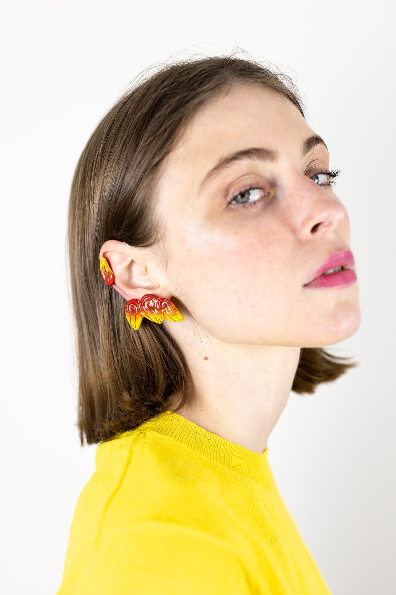 Earcuff volute - Flammes