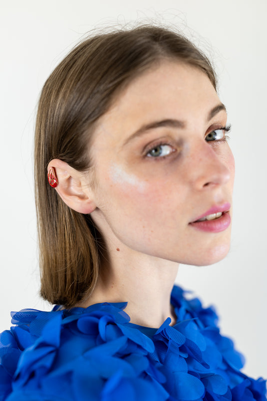 Earcuff volute - Rouges