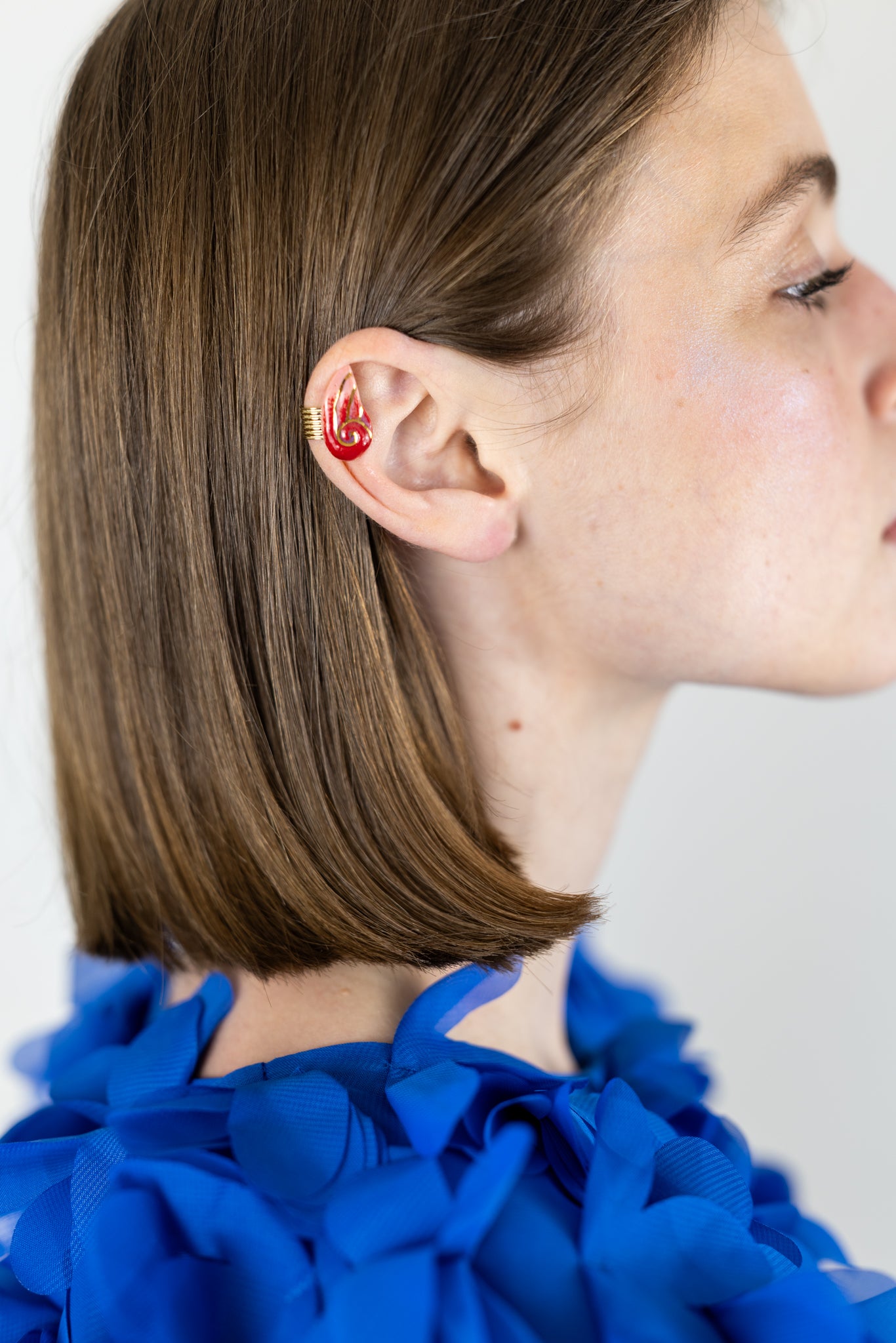 Earcuff volute - Rouges