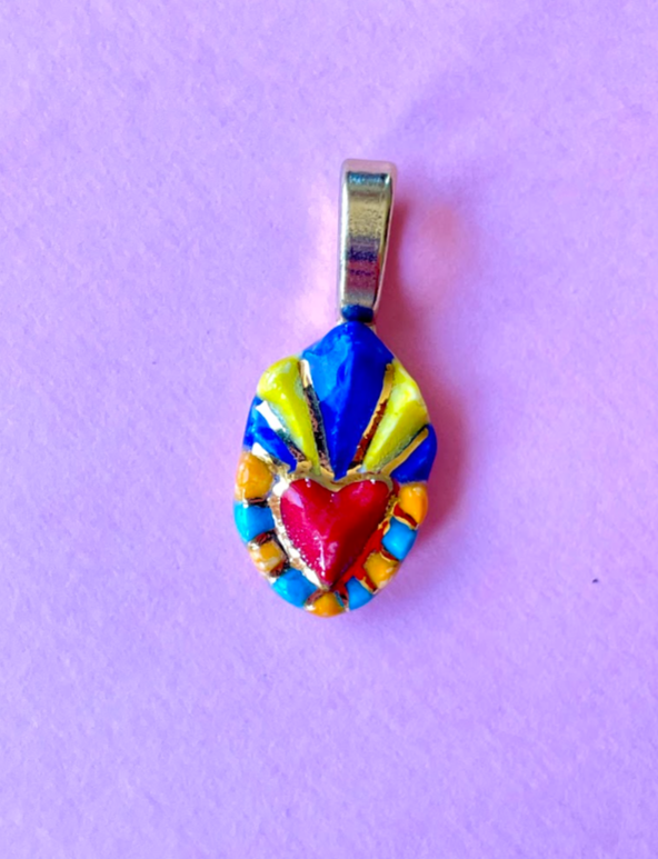 Coeur sacré - Pendentif - Acapulco
