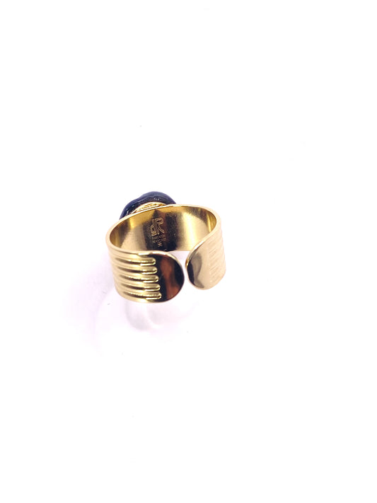 Bague Petite Volute - Bleus