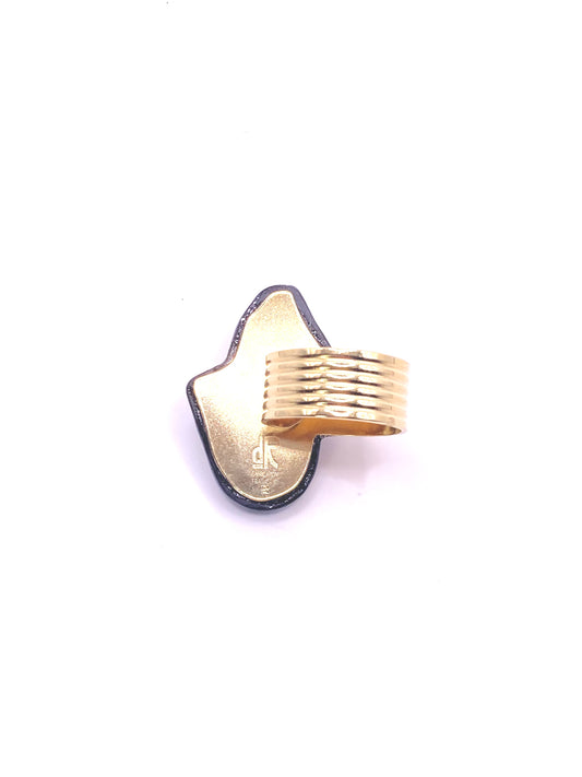 Bague « les 2 Volutes » - Flammes