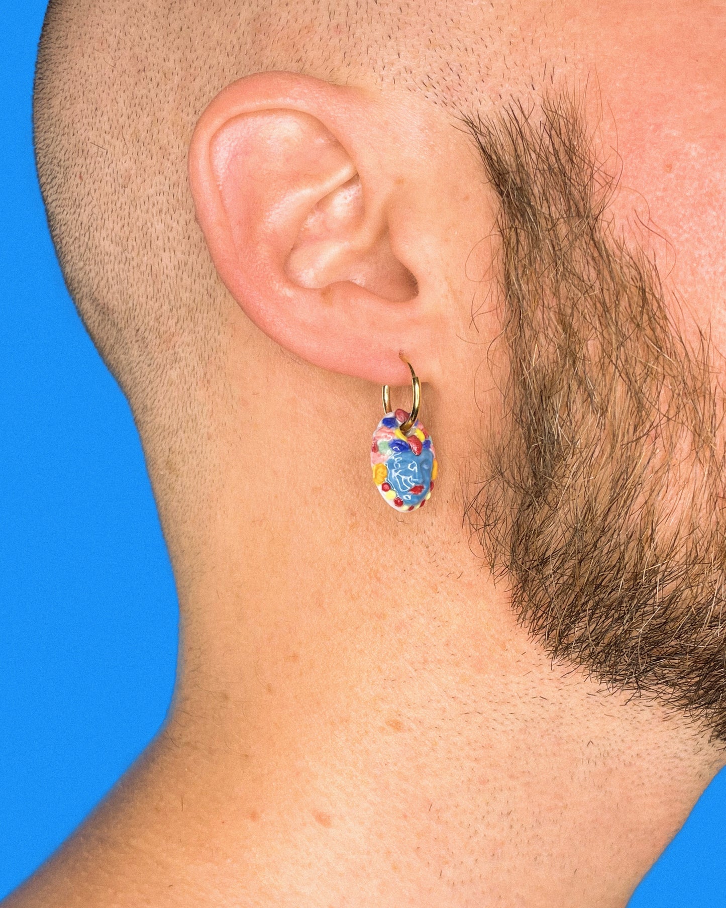 Androgyne - The Solitaire Earring - Colorful