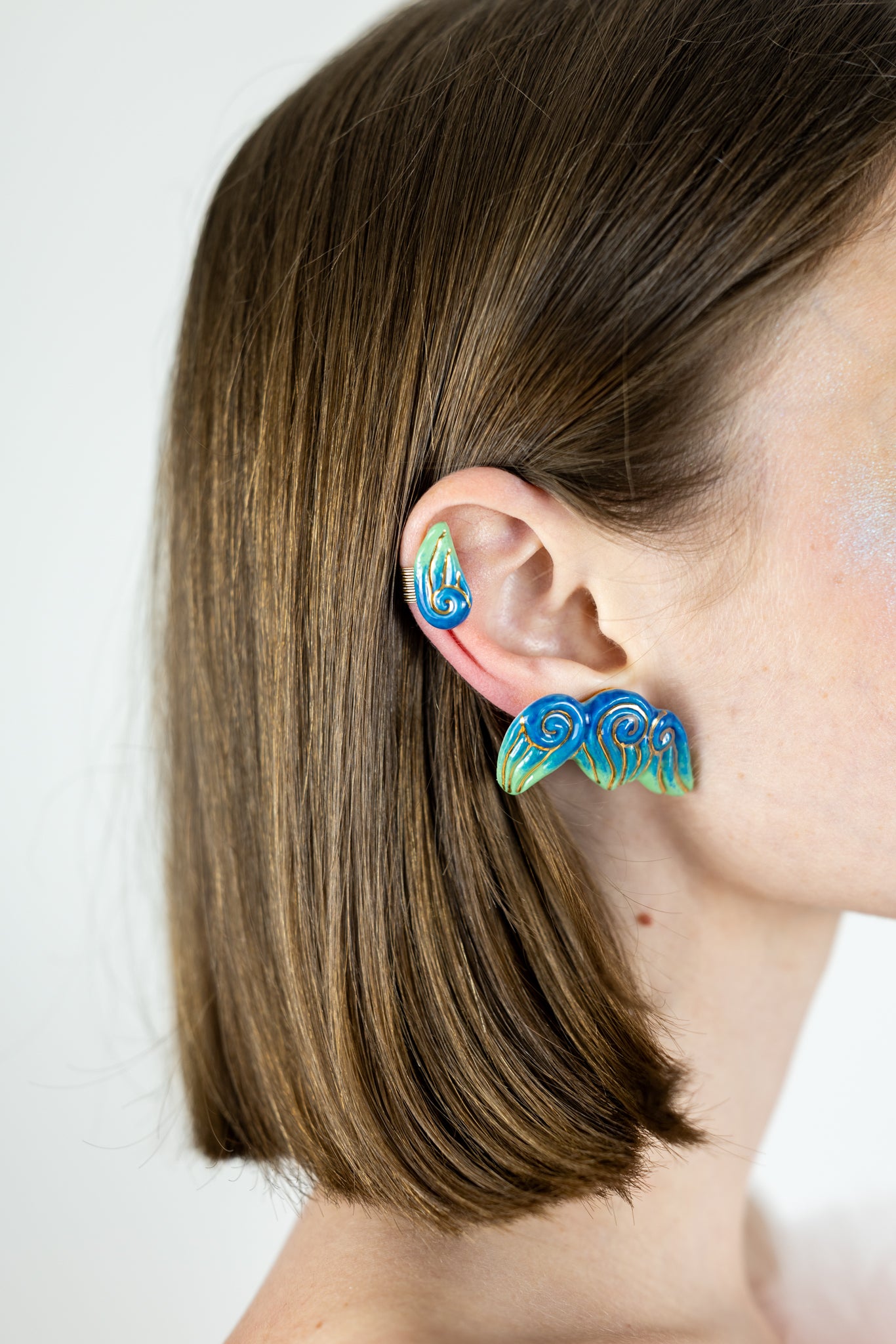 Clip-on Jewelry "Les 3 Volutes"