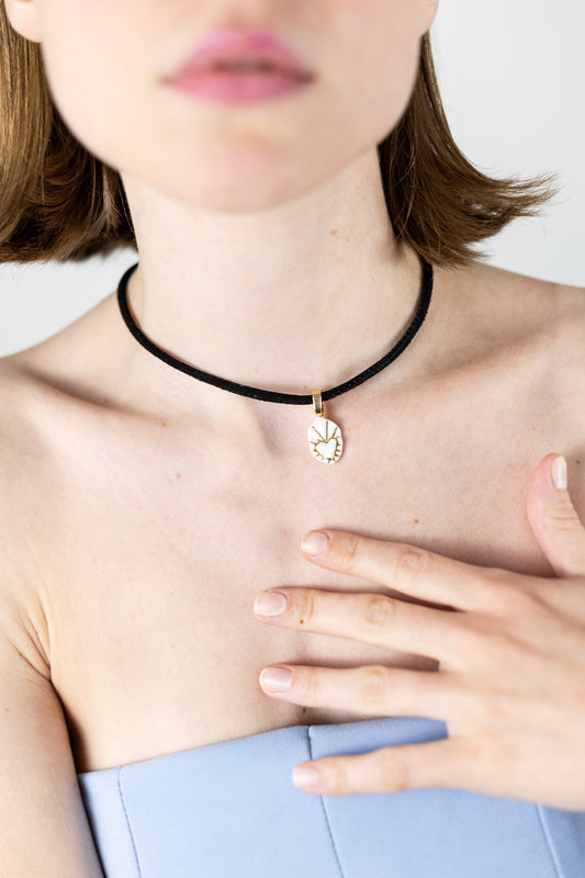 Ex-voto - Collier Daim- Eternel