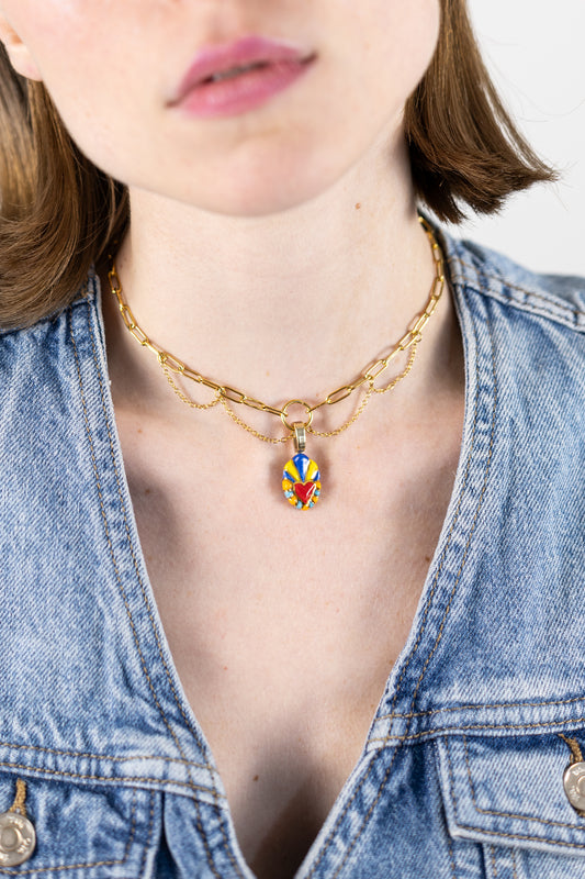 Ex-voto - Collier Chaîne- Acapulco