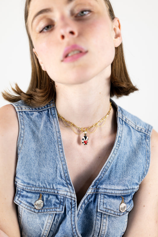 Ex-voto - Collier Chaîne- Memphis