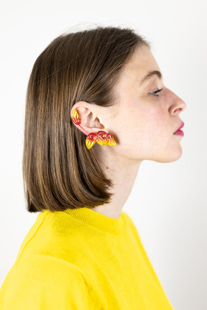 Earcuff volute - Flammes