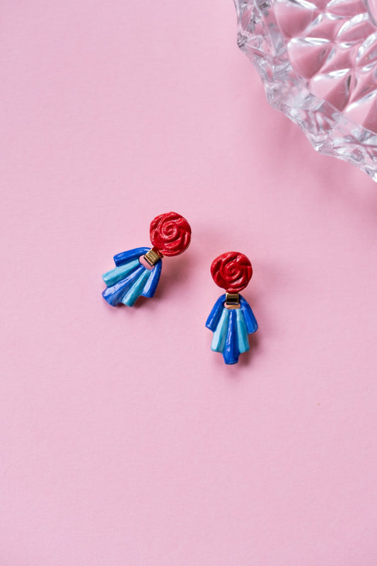 Rose & Rayons - La Paire de Boucles - Colorée