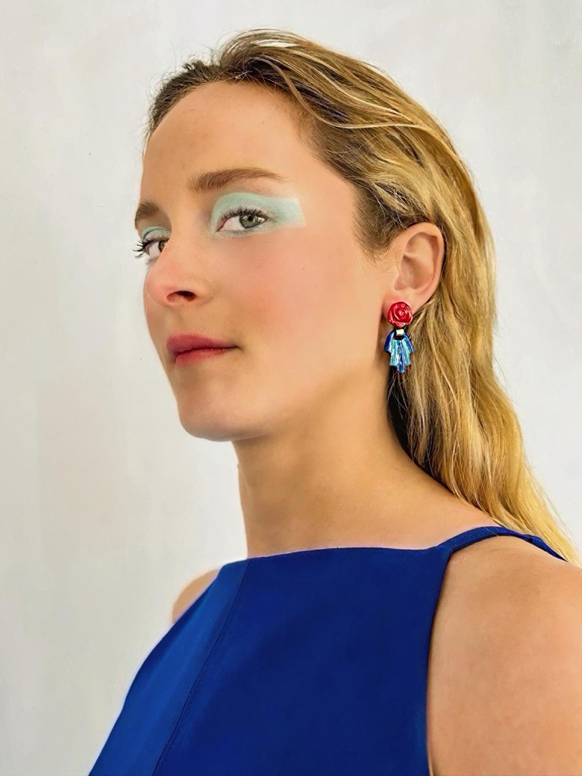 Rose & Rayons - The Pair of Earrings - Colorful