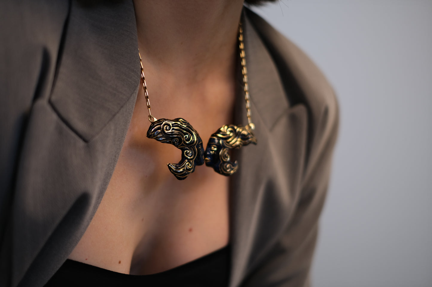 "Le Baiser" la Volute Necklace