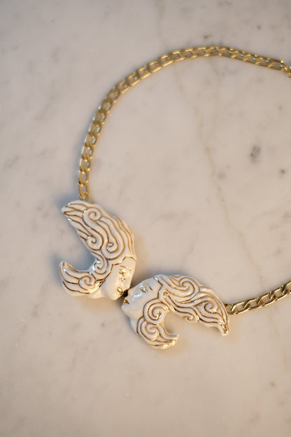 "Le Baiser" la Volute Necklace