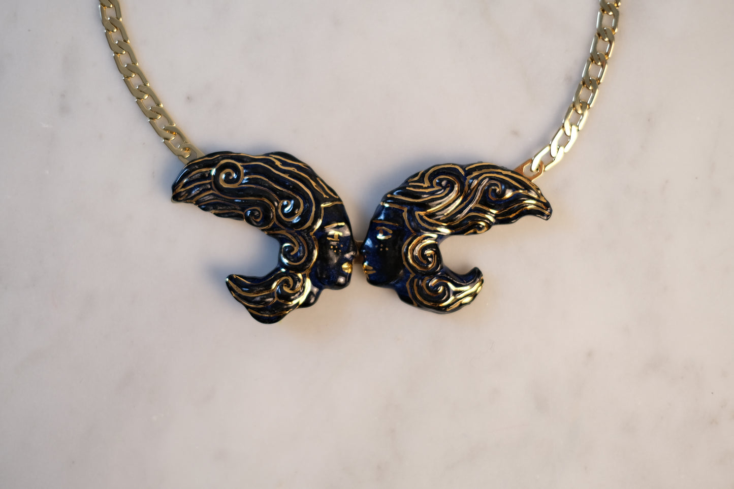 "Le Baiser" la Volute Necklace